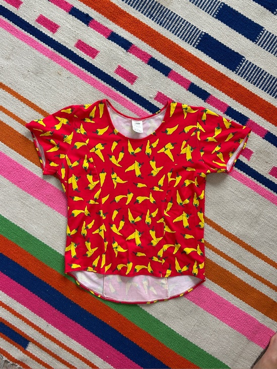 Vintage Tops - Made in USA 90s Vintage Chili Pepper Cycling Bike Jersey Large Womens Deadstock